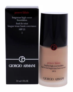 Giorgio Armani 1oz Power Fabric Longwear High Coverage Foundation Women Face & Eye Makeup