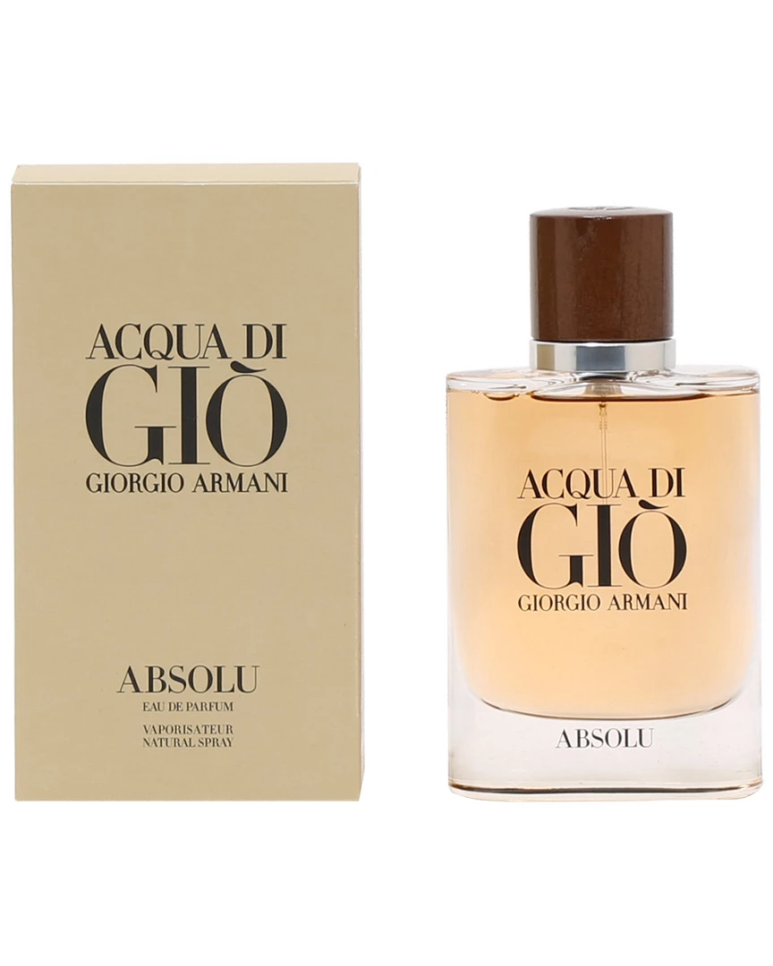 Giorgio Armani 2.5oz Acqua Di Gio Absolute For Men Eau De Parfum Spray Cologne & Aftershave 1 Giorgio Armani 2.5oz Acqua Di Gio Absolute For Men Eau De Parfum Spray Cologne & Aftershave