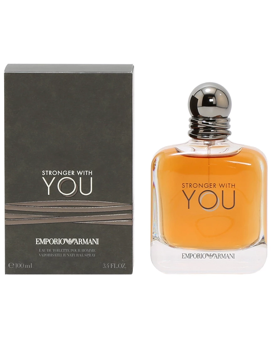 Giorgio Armani 3.4oz Armani Stronger With You For Men Eau De Toilette Spray Cologne & Aftershave 1 Giorgio Armani 3.4oz Armani Stronger With You For Men Eau De Toilette Spray Cologne & Aftershave