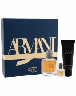 Giorgio Armani Men's Emporio Stronger With You 3pc Set Cologne & Aftershave