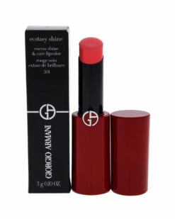 Giorgio Armani 0.1oz #501 Eccentrico Ecstasy Shine Lipstick Women Lip & Cheek Makeup