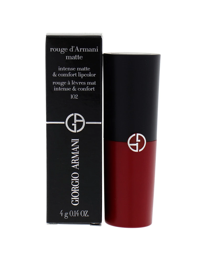 Giorgio Armani 0.14oz #102 Androgino Rouge D'Armani Matte Lipcolor Women Lip & Cheek Makeup 1 Giorgio Armani 0.14oz #102 Androgino Rouge D'Armani Matte Lipcolor Women Lip & Cheek Makeup