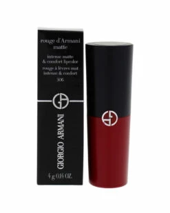 Giorgio Armani 0.14oz #506 Maharajah Rouge D'Armani Matte Lipcolor Women Lip & Cheek Makeup