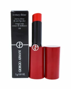 Giorgio Armani 0.1oz #301 Desire Ecstasy Shine Lipstick Women Lip & Cheek Makeup