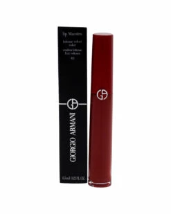 Giorgio Armani 0.22oz Lip Maestro Liquid Lipstick #415 Redwood Women Lip & Cheek Makeup