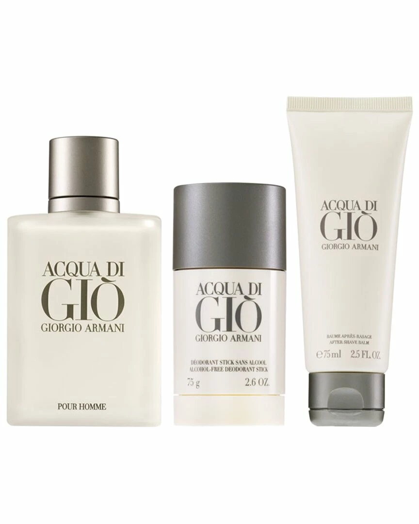 Giorgio Armani Men's Acqua Di Gio 3pc Set Grooming 1 Giorgio Armani Men's Acqua Di Gio 3pc Set Grooming
