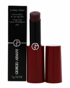 Giorgio Armani 0.1oz #600 Garconne Ecstasy Shine Lipstick Women Lip & Cheek Makeup