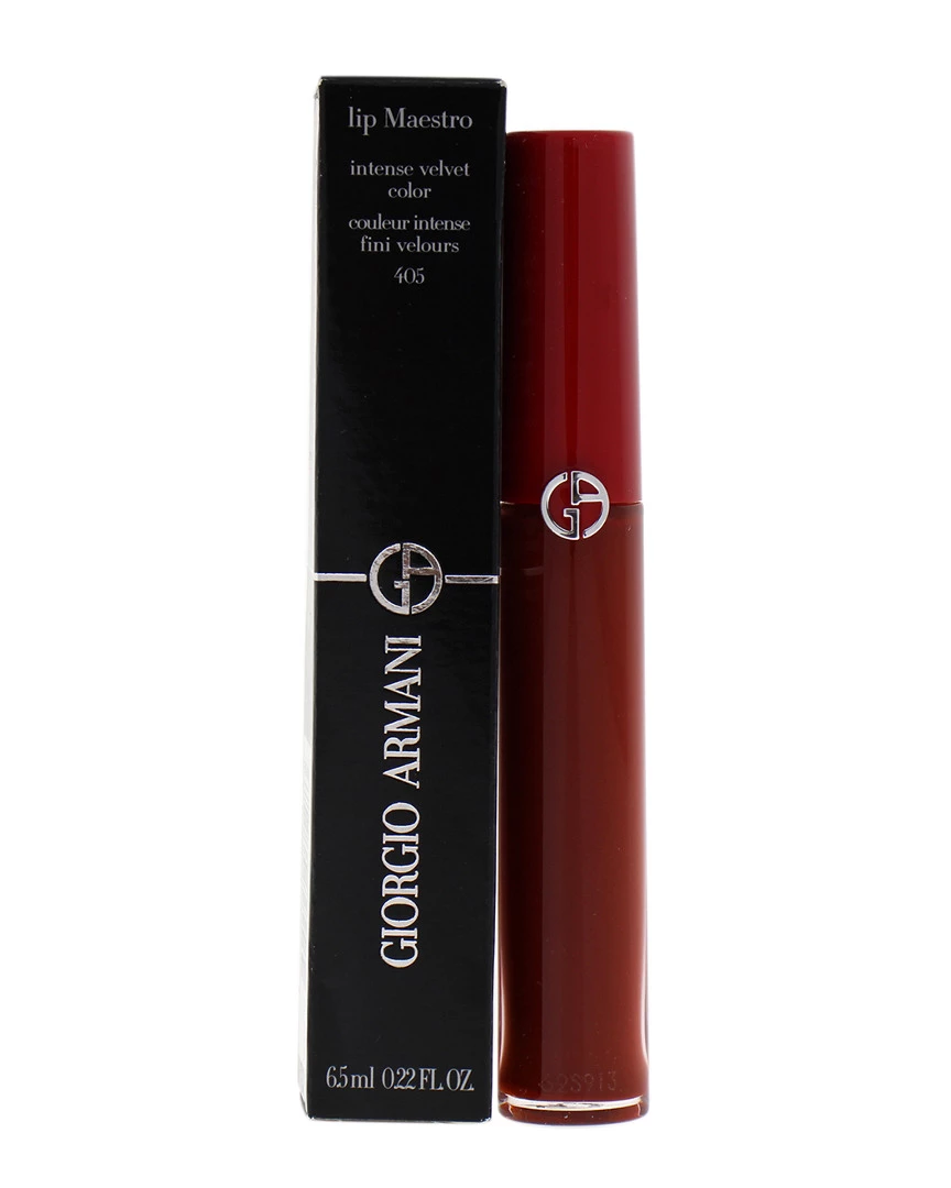 Giorgio Armani 0.22oz #405 Sultan Lip Maestro Intense Velvet Color Women Lip & Cheek Makeup 1 Giorgio Armani 0.22oz #405 Sultan Lip Maestro Intense Velvet Color Women Lip & Cheek Makeup