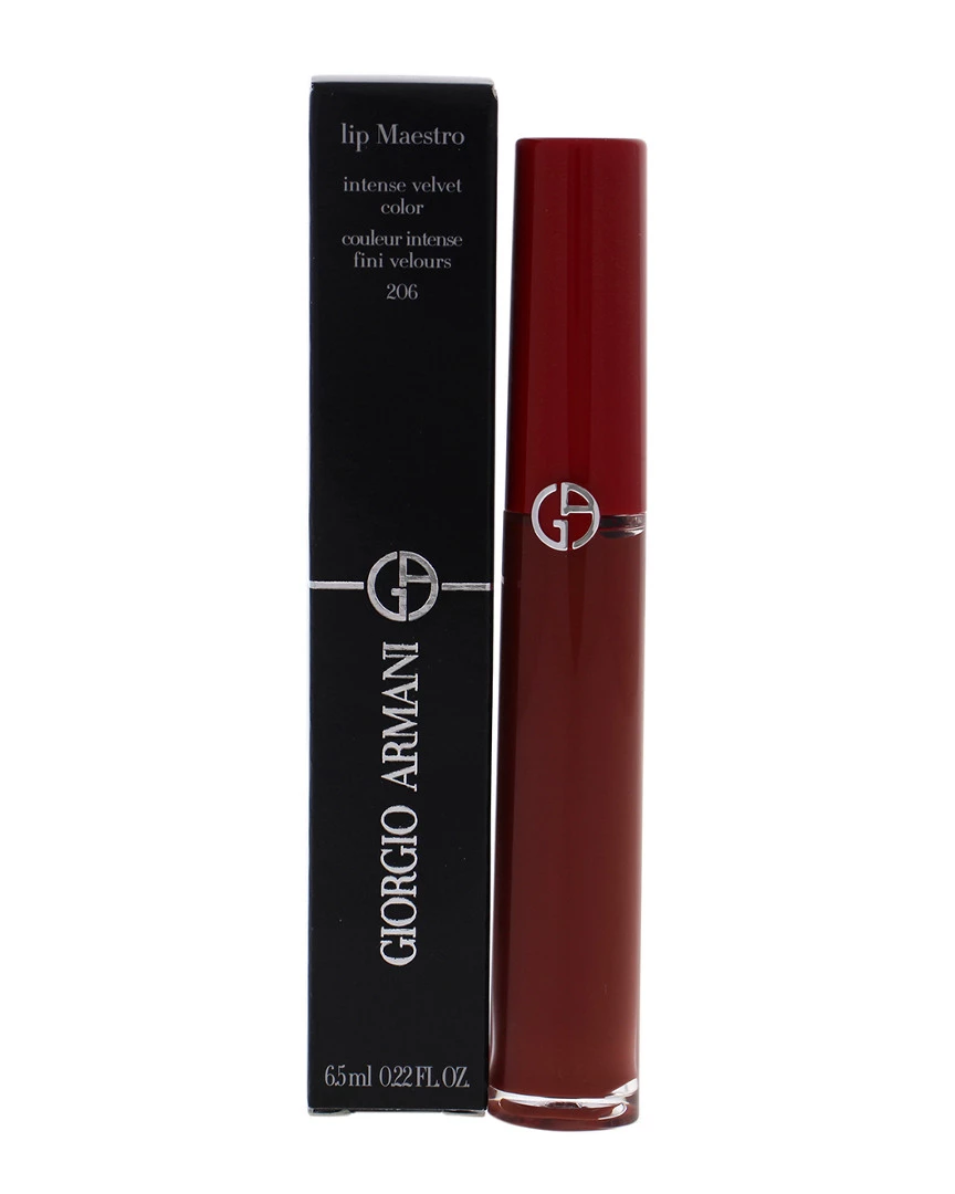 Giorgio Armani 0.22oz #206 Cedar Lip Maestro Liquid Lipstick Women Lip & Cheek Makeup 1 Giorgio Armani 0.22oz #206 Cedar Lip Maestro Liquid Lipstick Women Lip & Cheek Makeup