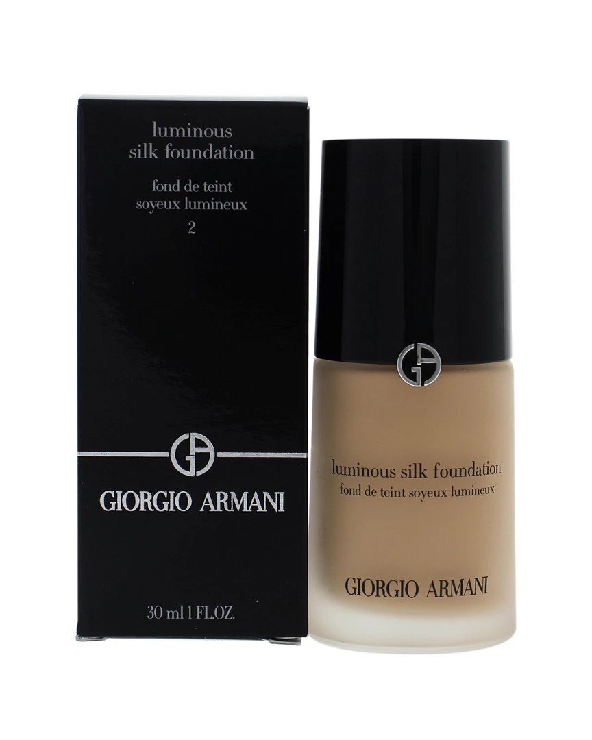 Giorgio Armani 1oz #02 Luminous Silk Foundation Women Face & Eye Makeup 1 Giorgio Armani 1oz #02 Luminous Silk Foundation Women Face & Eye Makeup