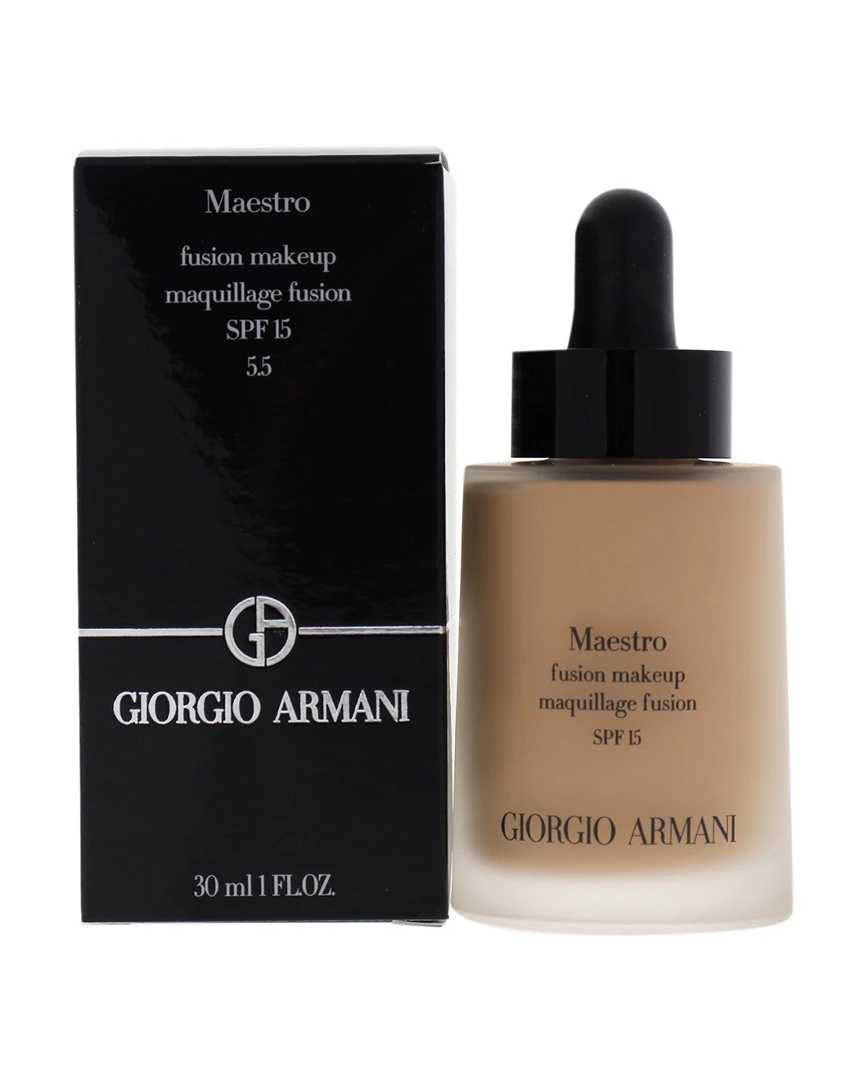 Giorgio Armani 1oz #5.5 Medium-Neutral Maestro Fusion Makeup SPF 15 Women Face & Eye Makeup 1 Giorgio Armani 1oz #5.5 Medium-Neutral Maestro Fusion Makeup SPF 15 Women Face & Eye Makeup