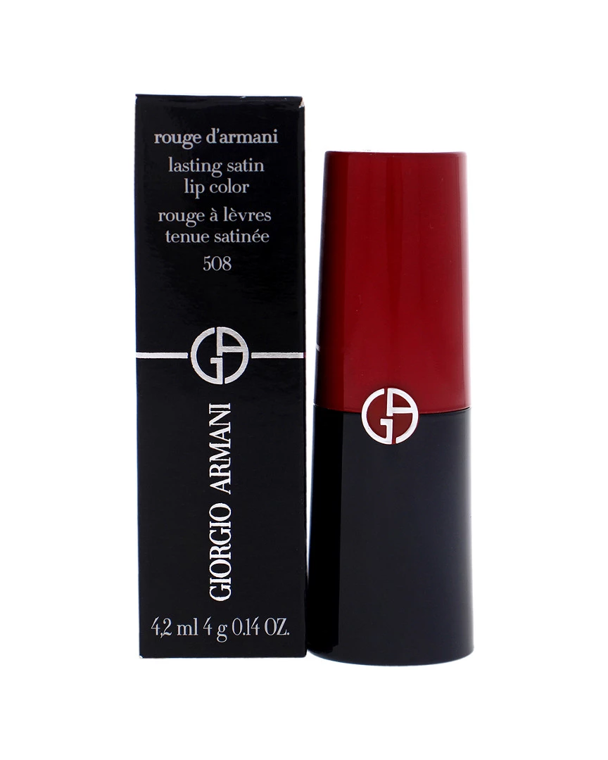 Giorgio Armani 0.14oz Rouge D'Armani Lasting Satin Lipcolor #508 Rose Alexandrie Women Lip & Cheek Makeup 1 Giorgio Armani 0.14oz Rouge D'Armani Lasting Satin Lipcolor #508 Rose Alexandrie Women Lip & Cheek Makeup