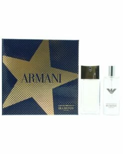 Giorgio Armani Men's Armani Emporio Diamonds 2pc Set Cologne & Aftershave
