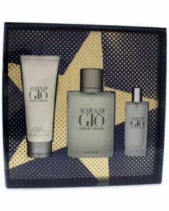 Giorgio Armani Men's 3pc Acqua Di Gio Fragrance Set Cologne & Aftershave