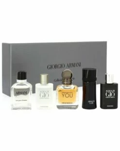 Giorgio Armani Men's 5pc Mini Set Cologne & Aftershave