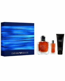 Giorgio Armani Men's Armani Emporio Stronger With You Intensely 3pc Set Cologne & Aftershave