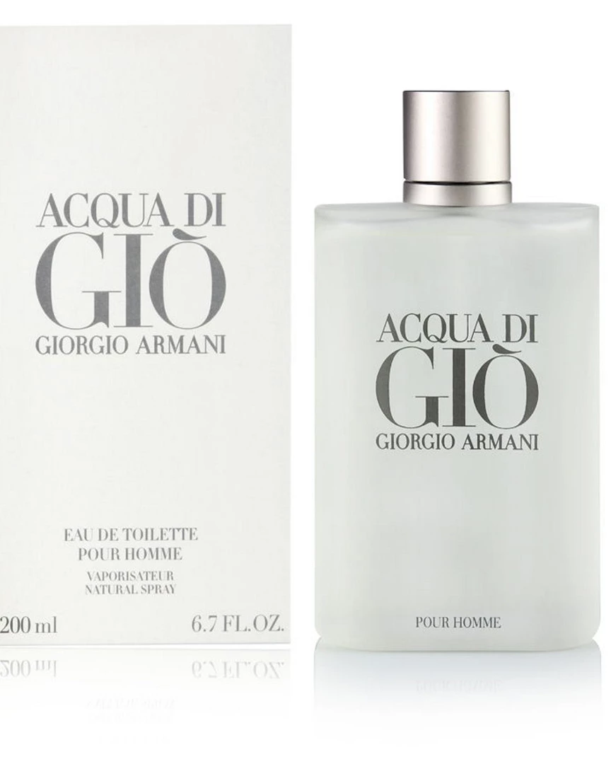 Giorgio Armani Men's Acqua Di Gio 6.7oz Eau De Toilette Spray Cologne & Aftershave 1 Giorgio Armani Men's Acqua Di Gio 6.7oz Eau De Toilette Spray Cologne & Aftershave