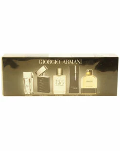 Giorgio Armani Variety Men's 5pc Mini Gift Set Cologne & Aftershave