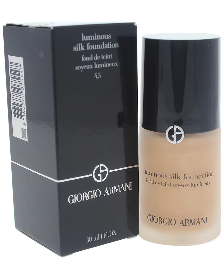 Giorgio Armani 1oz Luminous Silk Foundation #4.5 Light/Neutral Women Face & Eye Makeup 1 Giorgio Armani 1oz Luminous Silk Foundation #4.5 Light/Neutral Women Face & Eye Makeup