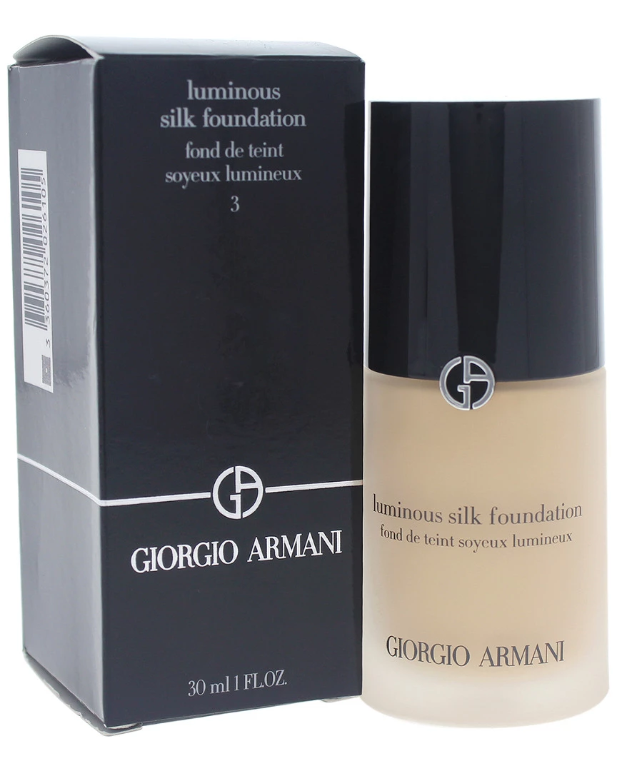 Giorgio Armani 1oz Luminous Silk Foundation #3 Light/Warm Women Face & Eye Makeup 1 Giorgio Armani 1oz Luminous Silk Foundation #3 Light/Warm Women Face & Eye Makeup