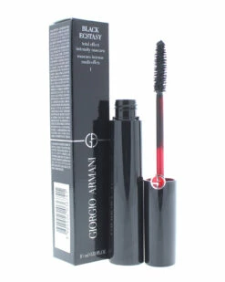 Giorgio Armani Women's 0.33oz Obsidian Black Black Ecstasy Total Effect Intensity Mascara Face & Eye Makeup