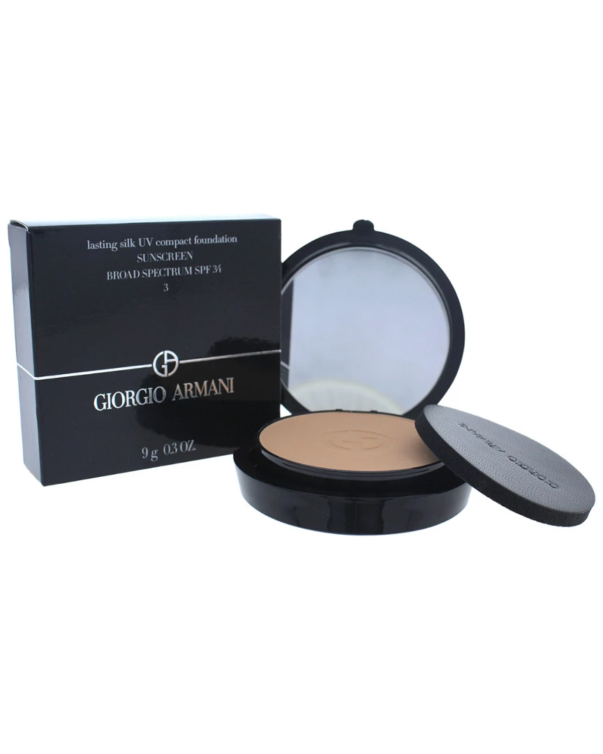 Giorgio Armani Women's 0.3oz Light Sand Lasting Silk UV Compact Foundation SPF 34 Face & Eye Makeup 1 Giorgio Armani Women's 0.3oz Light Sand Lasting Silk UV Compact Foundation SPF 34 Face & Eye Makeup
