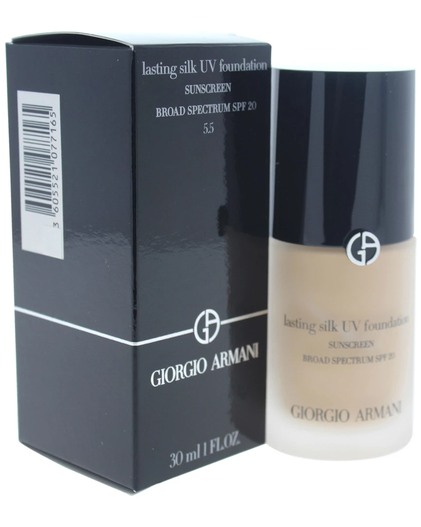 Giorgio Armani Women's 1oz Light Warm Lasting Silk UV Foundation SPF 20 Face & Eye Makeup 1 Giorgio Armani Women's 1oz Light Warm Lasting Silk UV Foundation SPF 20 Face & Eye Makeup