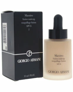 Giorgio Armani Women's 1oz #2 Fair Warm Maestro Fusion Makeup SPF 15 Face & Eye Makeup