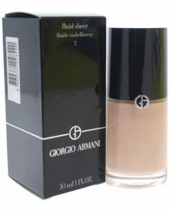 Giorgio Armani Women's 1oz #2 Giorgio Armani Fluid Sheer Liquid Foundation Face & Eye Makeup