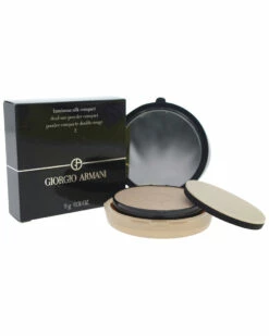 Giorgio Armani Women's 0.31oz #2 Luminous Silk Compact Dual Powder Face & Eye Makeup