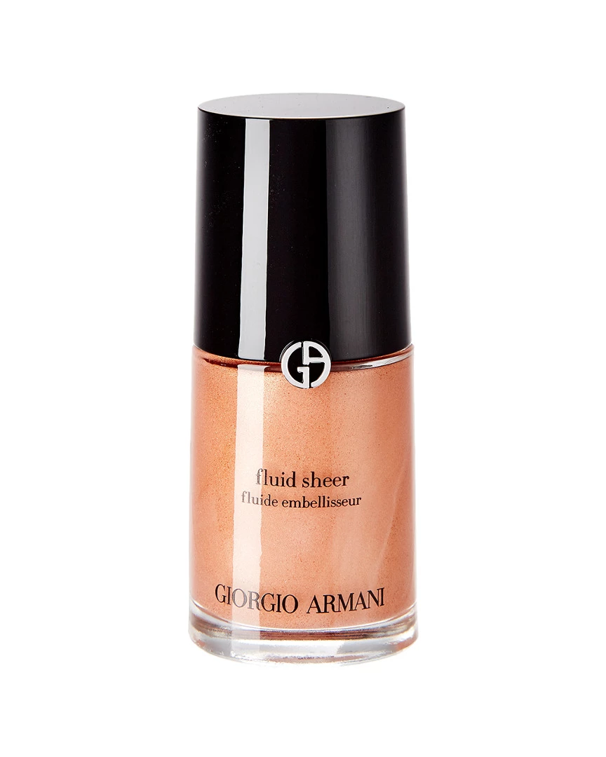 Giorgio Armani 1.00oz #11 Amber Fluid Sheer Women Face & Eye Makeup 1 Giorgio Armani 1.00oz #11 Amber Fluid Sheer Women Face & Eye Makeup