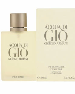 Giorgio Armani Men's "Acqua Di Gio" 3.4oz Eau De Toilette Spray Cologne & Aftershave