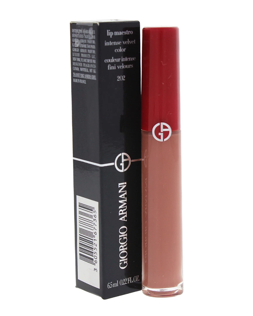 Giorgio Armani 0.22oz #202 Lip Maestro Intense Velvet Color Women Lip & Cheek Makeup 1 Giorgio Armani 0.22oz #202 Lip Maestro Intense Velvet Color Women Lip & Cheek Makeup