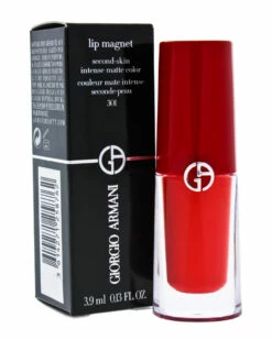 Giorgio Armani 0.13oz #301 Heat Lip Magnet Second-Skin Intense Matte Women Lip & Cheek Makeup