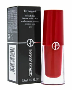 Giorgio Armani 0.13oz #401 Scarlatto Lip Magnet Second-Skin Intense Matte Women Lip & Cheek Makeup
