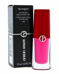Giorgio Armani 0.13oz #502 Mania Lip Magnet Second-Skin Intense Matte Women Lip & Cheek Makeup