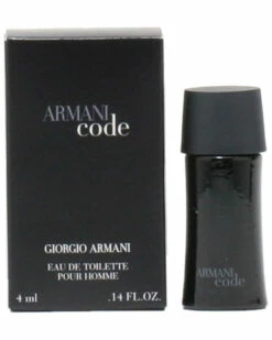 Giorgio Armani Men's .14oz Mini Armani Black Code Eau De Toilette Spray Cologne & Aftershave